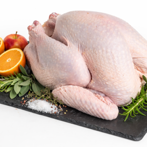 Young Farm-Raised Turkey — $8 / lb (16–18 lb)